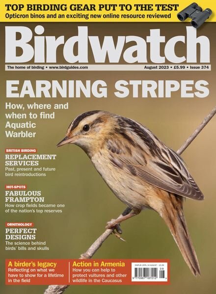 Birdwatch UK – August 2023 Cover