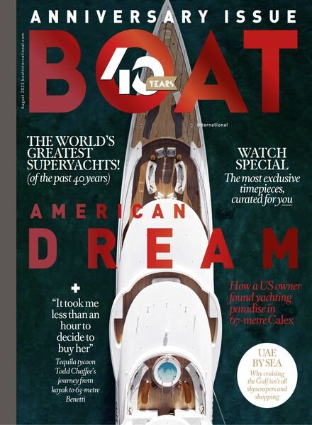 Boat International – August 2023 Cover
