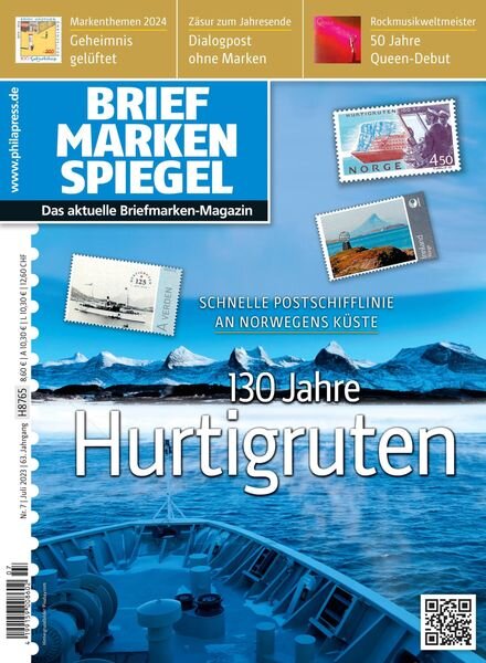 Briefmarken Spiegel – Juli 2023 Cover