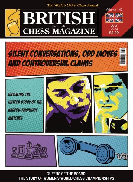 British Chess Magazine – July 2023 Cover