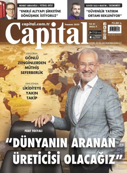 Capital Turkiye – 03 Temmuz 2023 Cover
