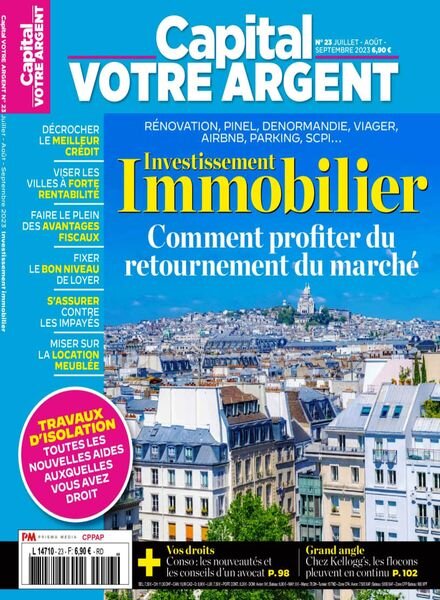 Capital Votre Argent – Juillet-Septembre 2023 Cover