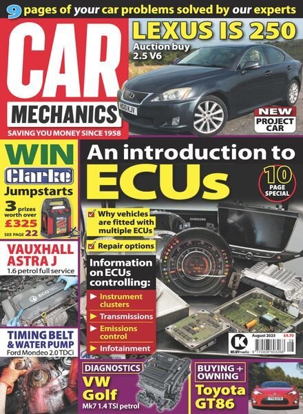 Car Mechanics – August 2023 Cover