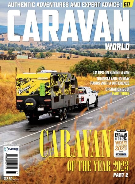 Caravan World – July 2023 Cover