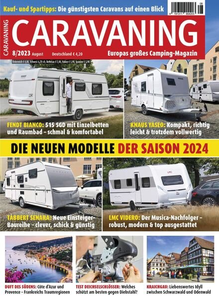 Caravaning – August 2023 Cover