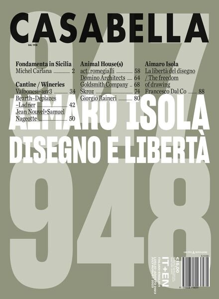 Casabella – Luglio-Agosto 2023 Cover