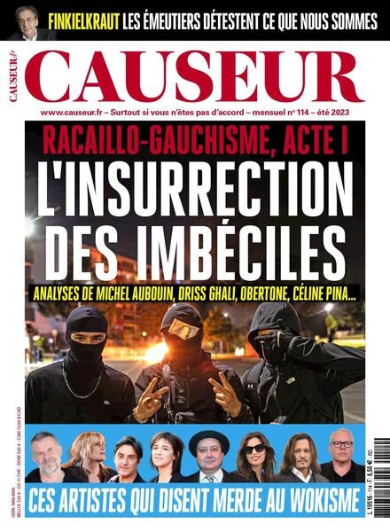 Causeur – 01 juillet 2023 Cover