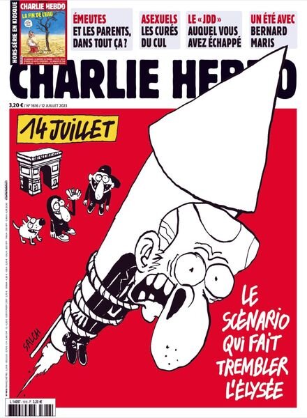 Charlie Hebdo – 12 Juillet 2023 Cover