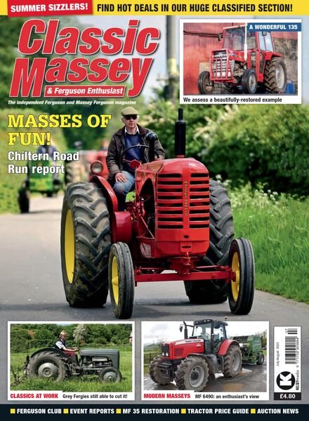 Classic Massey & Ferguson Enthusiast – July 2023 Cover