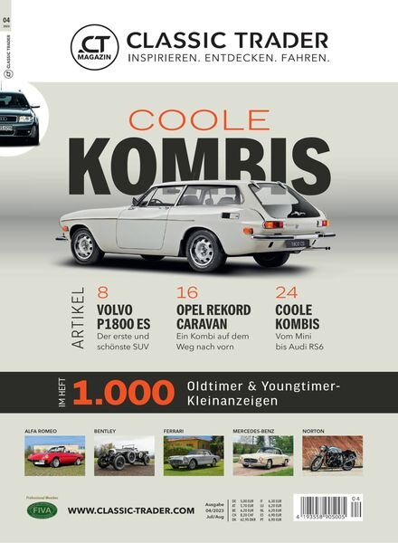 Classic Trader – Juli 2023 Cover