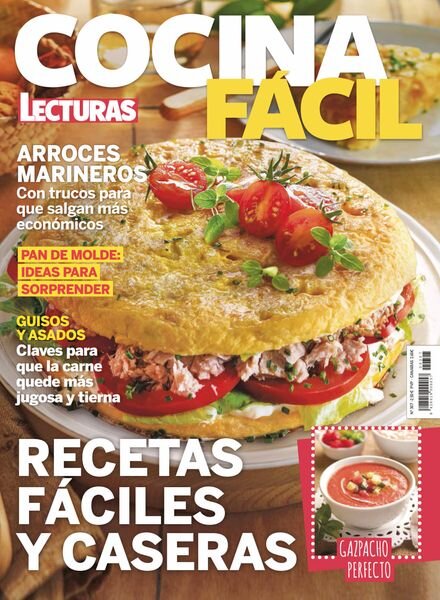 Cocina Facil Espana – julio 2023 Cover