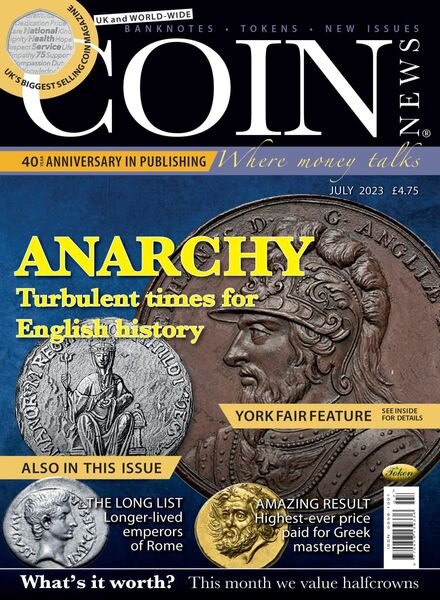 Coin News – July 2023 Cover
