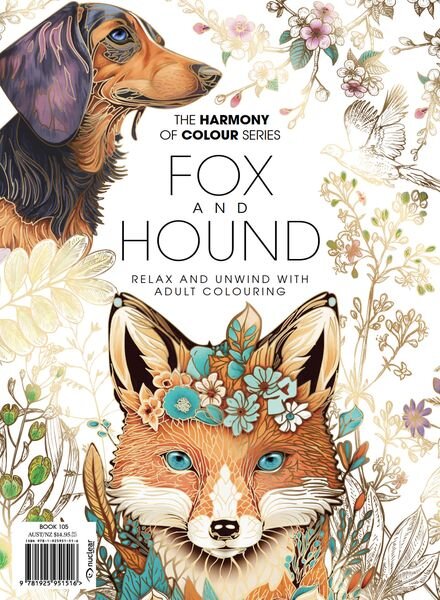 Colouring Book Fox and Hound – July 2023 Cover