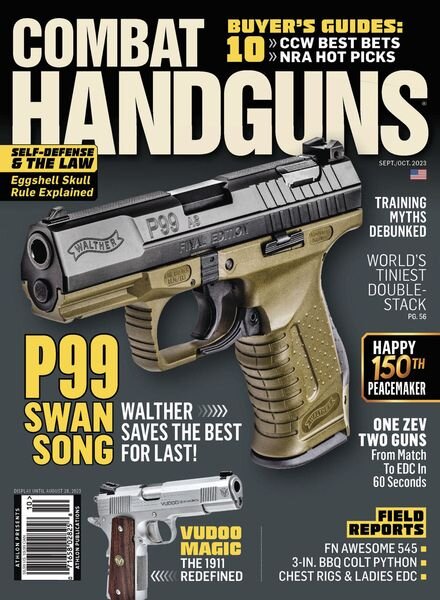 Combat Handguns – September 2023 Cover