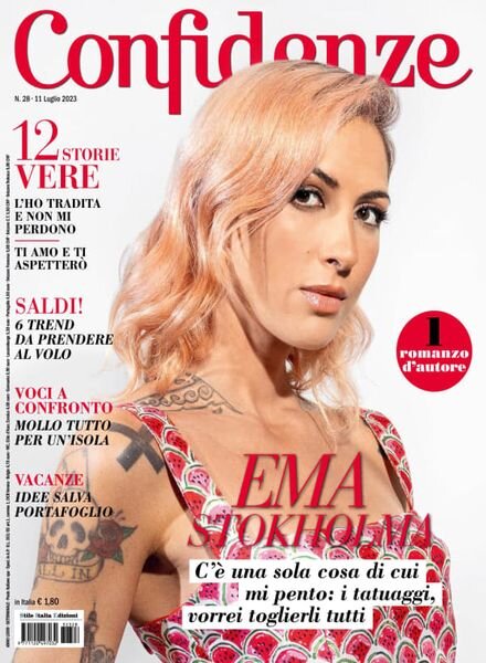 Confidenze – 11 luglio 2023 Cover