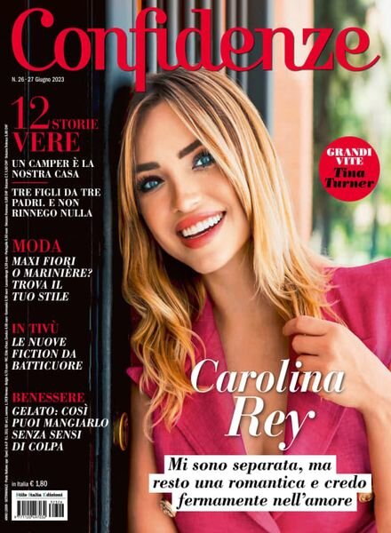 Confidenze – 27 giugno 2023 Cover