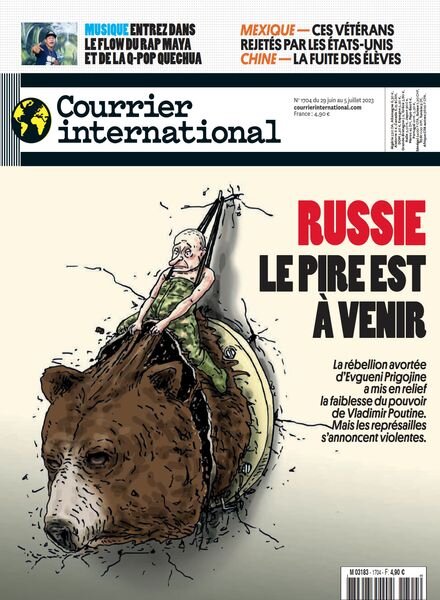 Courrier International – 29 Juin 2023 Cover