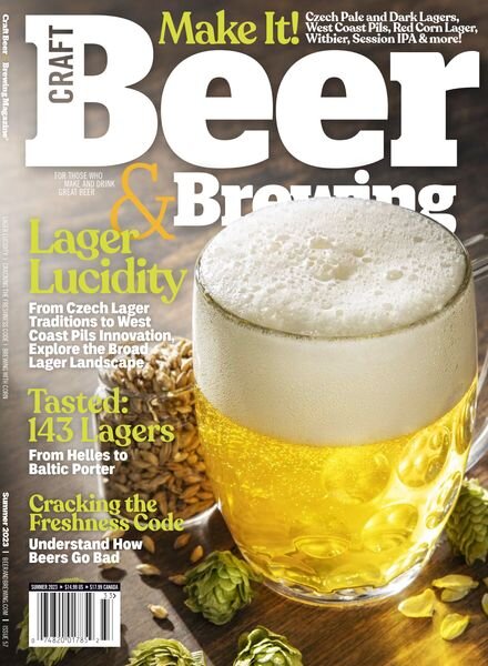 Craft Beer & Brewing – August 2023 Cover