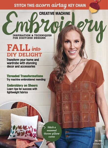Creative Machine Embroidery – June 2023 Cover