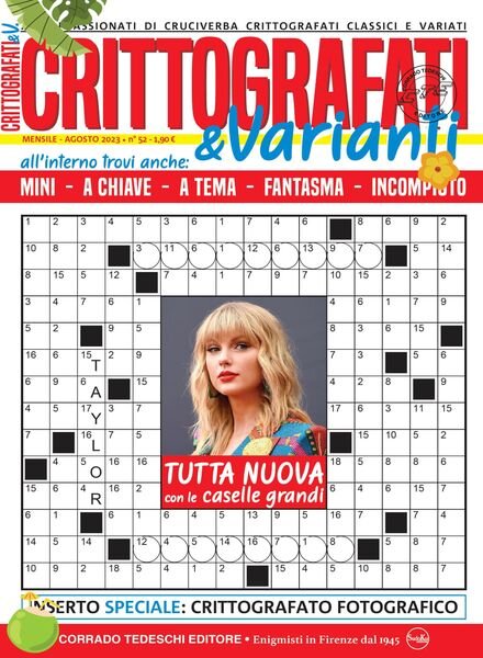 Crittografati & Varianti – agosto 2023 Cover