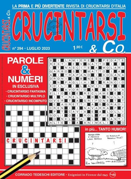 Crucintarsi & Co – luglio 2023 Cover