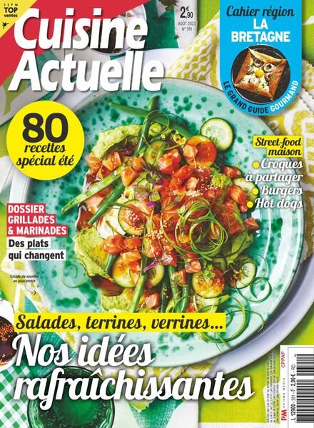 Cuisine Actuelle – Aout 2023 Cover