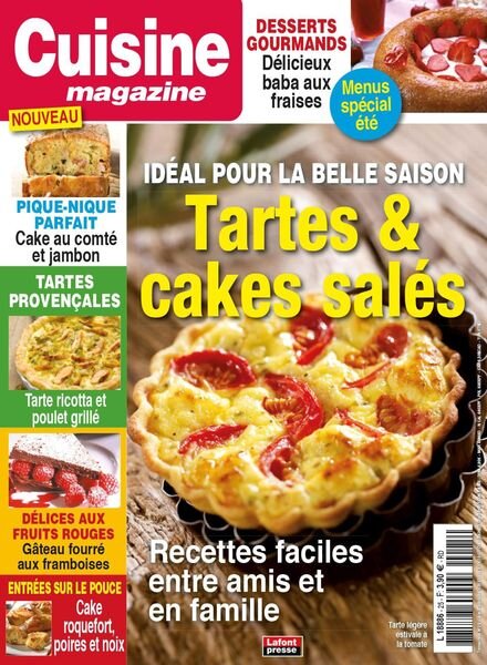 Cuisine magazine – juin 2023 Cover