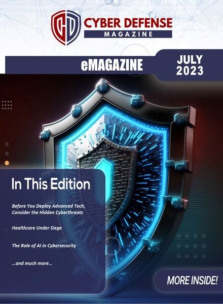 Cyber Defense Magazine – July 2023 Cover