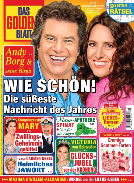 Das Goldene Blatt – 01 Juli 2023 Cover