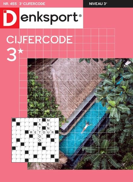 Denksport Cijfercode 3 – 15 juni 2023 Cover