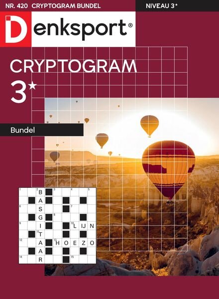 Denksport Cryptogrammen 3 bundel – 20 juli 2023 Cover