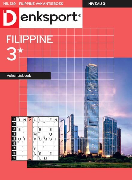 Denksport Filippine 3 Vakantieboek – juni 2023 Cover