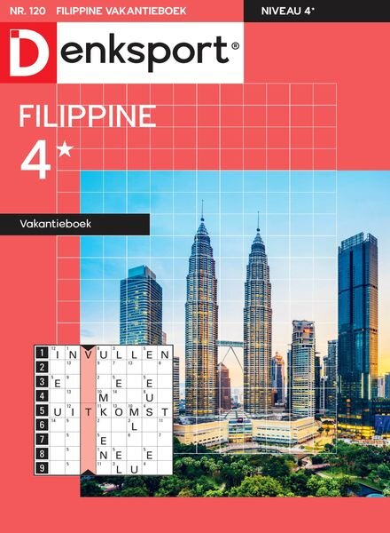 Denksport Filippine 4 Vakantieboek – juni 2023 Cover