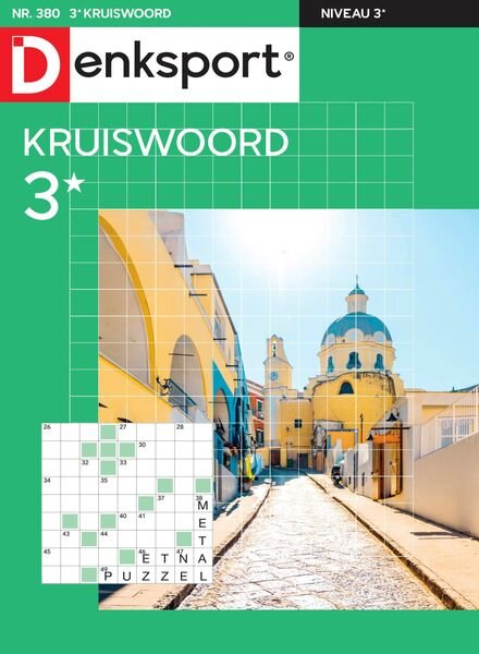 Denksport Kruiswoord 3 – 13 juli 2023 Cover