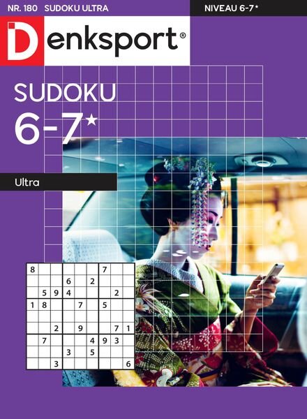 Denksport Sudoku 6-7 ultra – 13 juli 2023 Cover