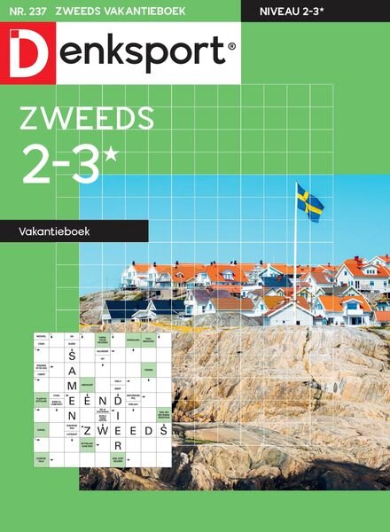 Denksport Zweeds 2-3 vakantieboek – 20 juli 2023 Cover