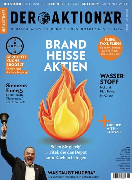 Der Aktionar – 14 Juli 2023 Cover