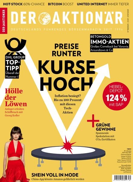 Der Aktionar – 21 Juli 2023 Cover
