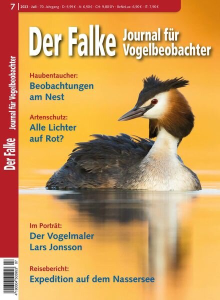 Der Falke Journal fur Vogelbeobachter – Juli 2023 Cover