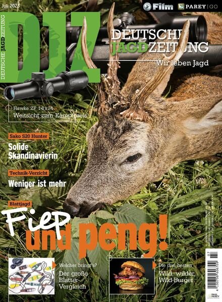 Deutsche Jagdzeitung – Juli 2023 Cover