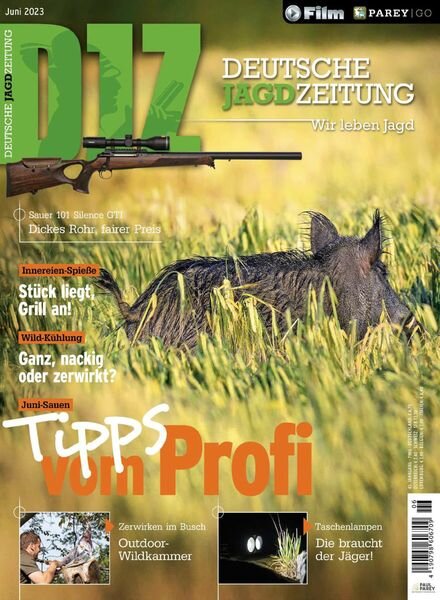 Deutsche Jagdzeitung – Juni 2023 Cover