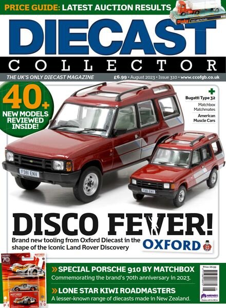 Diecast Collector – Issue 310 – August 2023 Cover