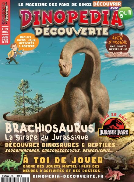 Dinopedia Decouverte – Juin 2023 Cover