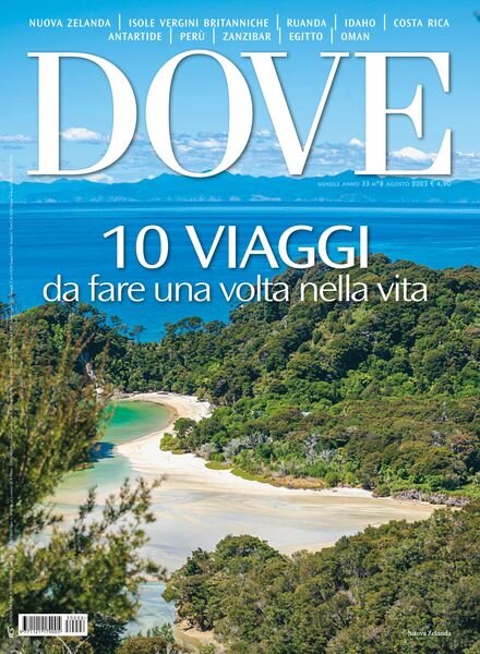 Dove – agosto 2023 Cover