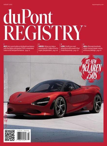 duPont Registry – August 2023 Cover