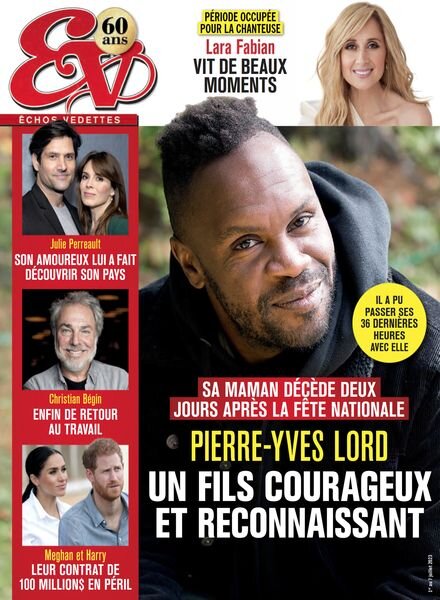 echos Vedettes – 01 juillet 2023 Cover