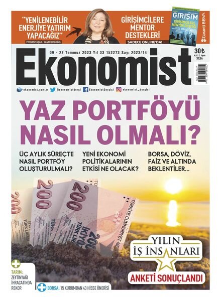 Ekonomist – 10 Temmuz 2023 Cover