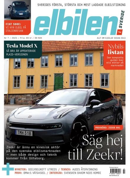 Elbilen – 18 juli 2023 Cover