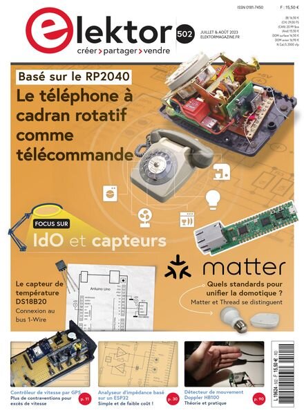 Elektor France – Juillet-Aout 2023 Cover