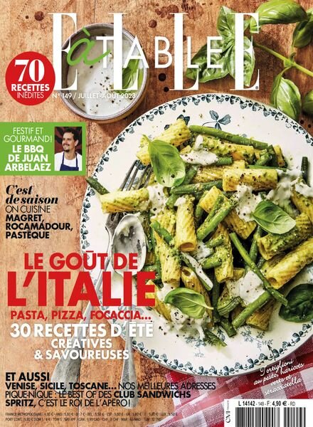 Elle a Table – juillet 2023 Cover